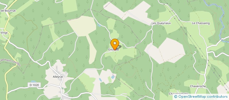 localisation de l'entreprise MADAME LAUREN GAY  ALLEYRAT