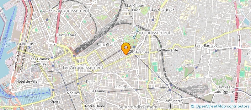 localisation de l'entreprise MADAME LAUREN GHRENASSIA à MARSEILLE
