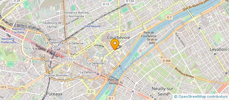 localisation de l'entreprise MADAME LAUREN HABIB à COURBEVOIE