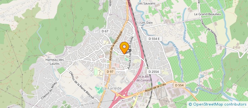 localisation de l'entreprise MADAME LAUREN HADDAD  LA FARLEDE