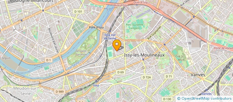 localisation de l'entreprise MADAME LAUREN HIRIBARNE à ISSY-LES-MOULINEAUX