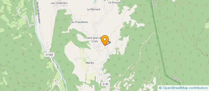 localisation de l'entreprise MADAME LAUREN ISCACHE  CROTS