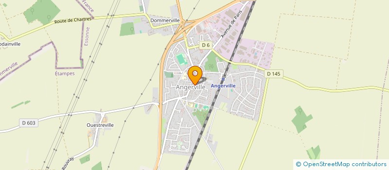 localisation de l'entreprise MADAME LAUREN LAMY  ANGERVILLE