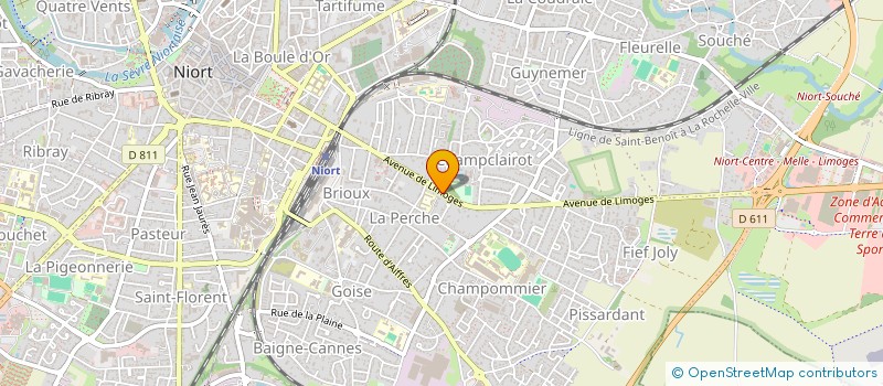 localisation de l'entreprise MADAME LAUREN MENU  NIORT