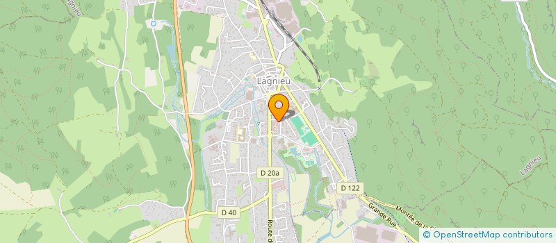 localisation de l'entreprise MADAME LAUREN MONIER  LAGNIEU