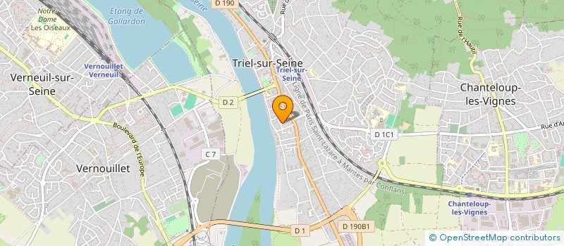 localisation de l'entreprise MADAME LAUREN PACE à TRIEL-SUR-SEINE