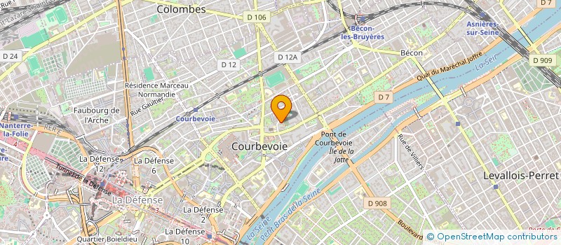 localisation de l'entreprise MADAME LAUREN VIMEUX à COURBEVOIE