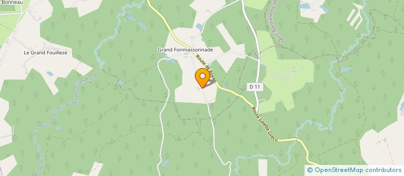 localisation de l'entreprise MADAME LAURENA MINET  EYGURANDE-ET-GARDEDEUIL