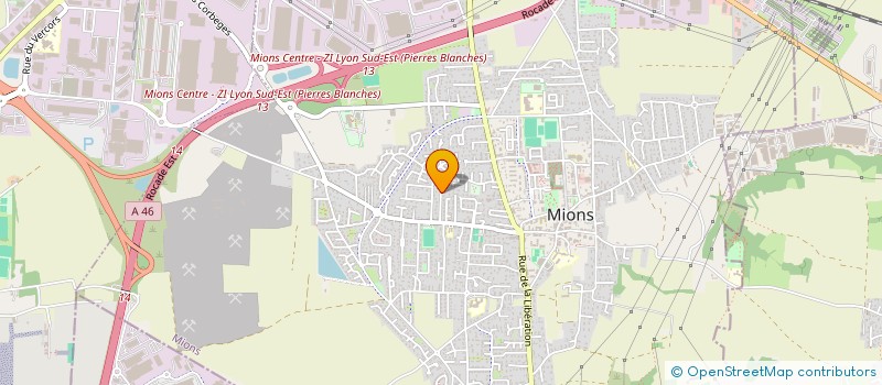 localisation de l'entreprise MADAME LAURENCE ABAT  MIONS