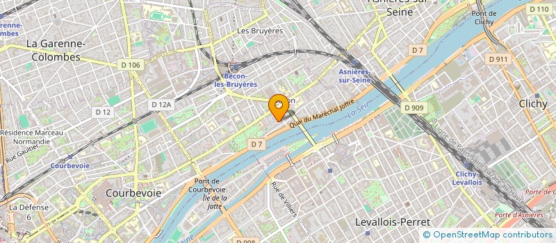 localisation de l'entreprise MADAME LAURENCE ACHOUR à COURBEVOIE
