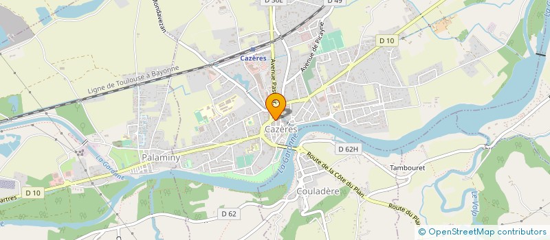 localisation de l'entreprise MADAME LAURENCE ACQUEMIN  CAZERES