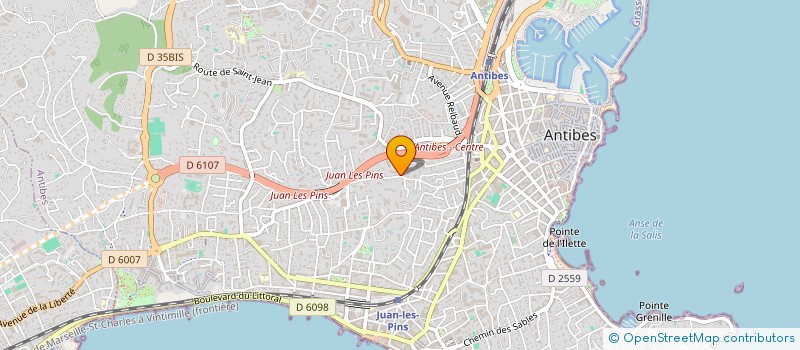 localisation de l'entreprise MADAME LAURENCE ADDE  ANTIBES