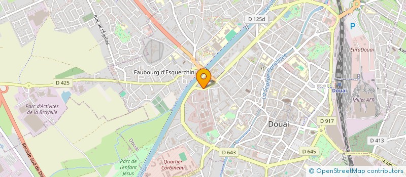 localisation de l'entreprise MADAME LAURENCE AIME à DOUAI