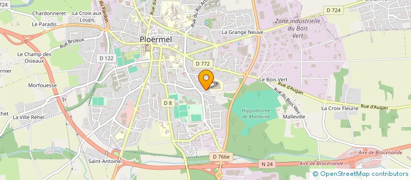 localisation de l'entreprise MADAME LAURENCE ALDIGE  PLOERMEL