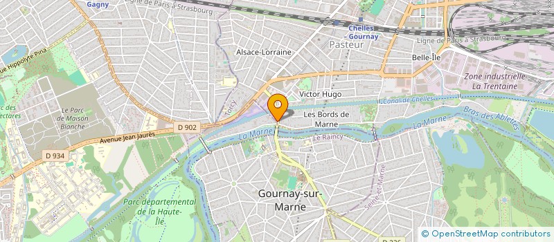 localisation de l'entreprise MADAME LAURENCE ALFANO  CHELLES