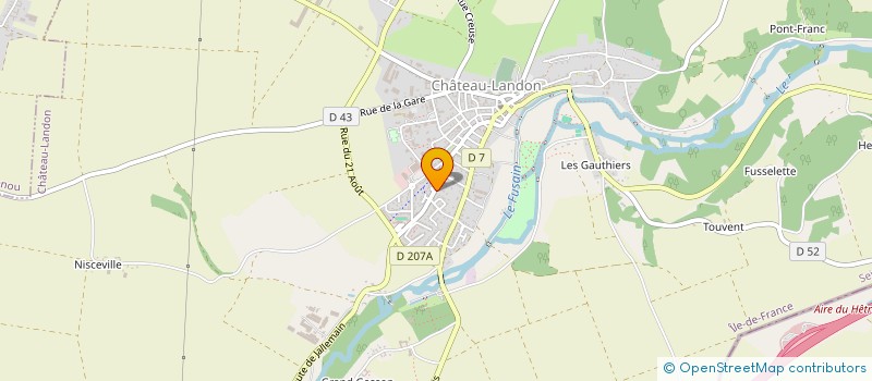 localisation de l'entreprise MADAME LAURENCE ALIX  CHATEAU-LANDON