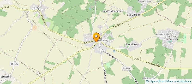 localisation de l'entreprise MADAME LAURENCE ALLAERT à BRANNAY