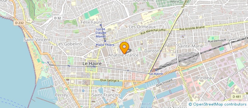 localisation de l'entreprise MADAME LAURENCE ALLAINMAT à LE HAVRE