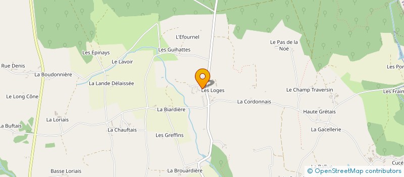 localisation de l'entreprise MADAME LAURENCE ALLARD  BAZOUGES-LA-PEROUSE