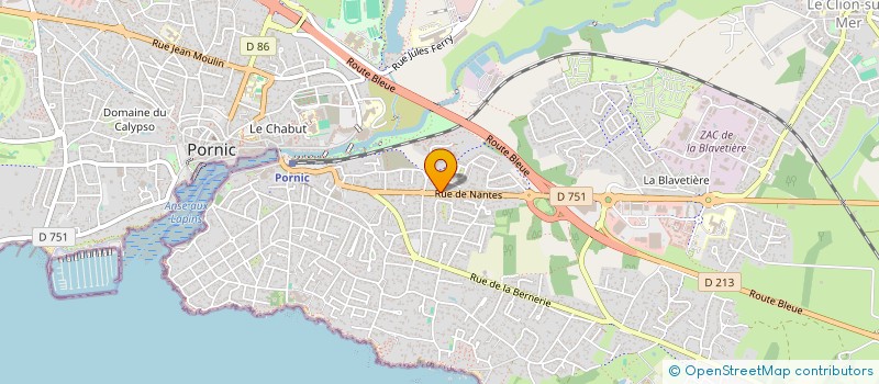 localisation de l'entreprise MADAME LAURENCE ALLARD  PORNIC