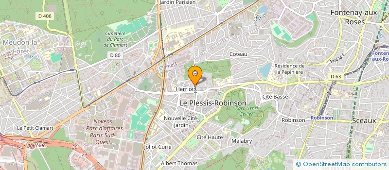 localisation de l'entreprise MADAME LAURENCE ALLIOT à LE PLESSIS-ROBINSON