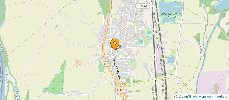 localisation de l'entreprise MADAME LAURENCE ALPINI  LAPALUD