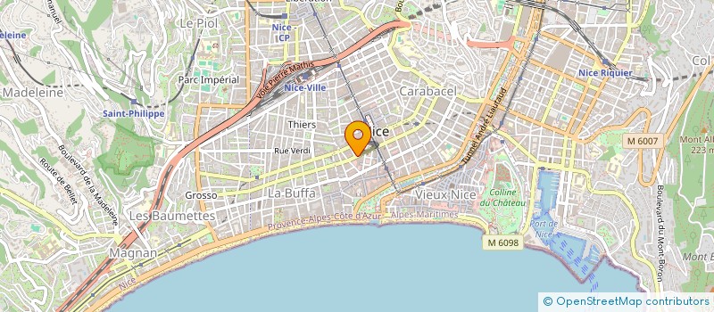 localisation de l'entreprise MADAME LAURENCE ALZIARI  NICE