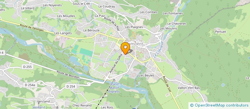 localisation de l'entreprise MADAME LAURENCE AMOUDRUZ  SAMOENS