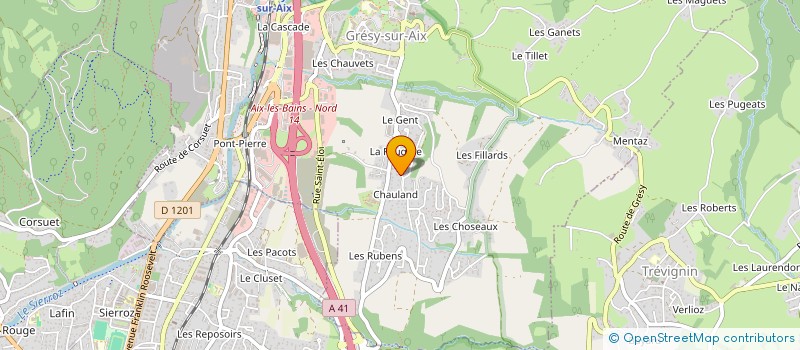 localisation de l'entreprise MADAME LAURENCE ANTONEL  GRESY-SUR-AIX