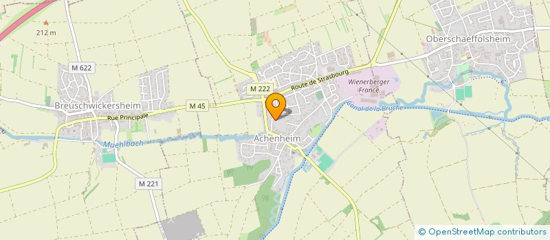 localisation de l'entreprise MADAME LAURENCE ARBOGAST  ACHENHEIM