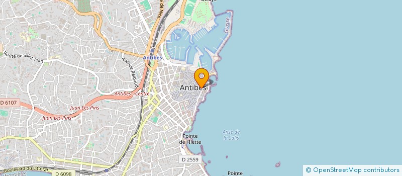 localisation de l'entreprise MADAME LAURENCE ASSADAS à ANTIBES