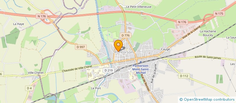 localisation de l'entreprise MADAME LAURENCE ASSOMO  PONTORSON