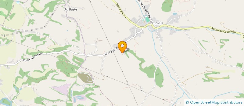 localisation de l'entreprise MADAME LAURENCE AUBRON  PESSAN