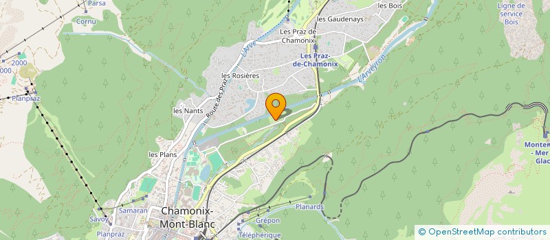 localisation de l'entreprise MADAME LAURENCE AUDIBERT  CHAMONIX-MONT-BLANC