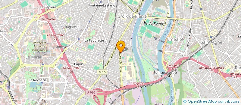 localisation de l'entreprise MADAME LAURENCE AUGE à TOULOUSE