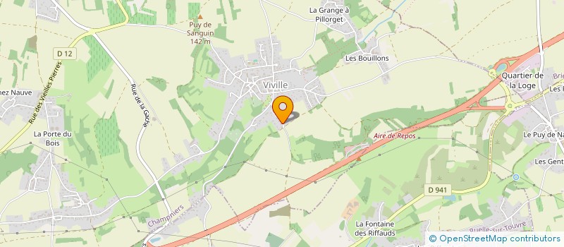 localisation de l'entreprise MADAME LAURENCE AUGER  CHAMPNIERS