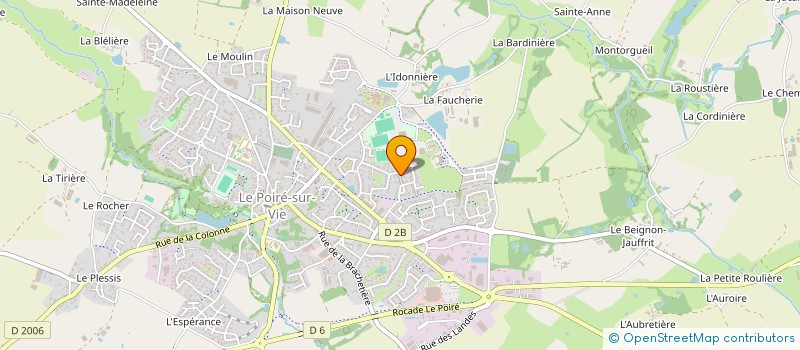 localisation de l'entreprise MADAME LAURENCE AUMAND  LE POIRE-SUR-VIE