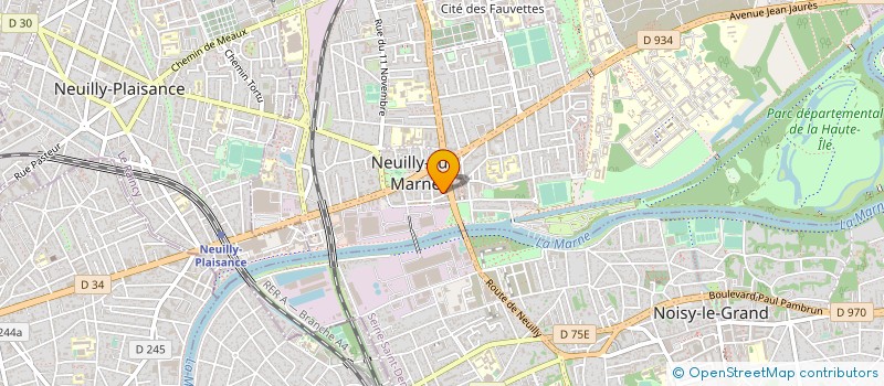 localisation de l'entreprise MADAME LAURENCE AUSSENAC à NEUILLY-SUR-MARNE