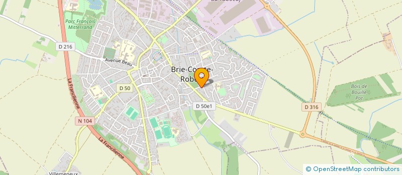 localisation de l'entreprise MADAME LAURENCE AZEMA  BRIE-COMTE-ROBERT