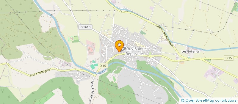 localisation de l'entreprise MADAME LAURENCE BABIN  LE PUY-SAINTE-REPARADE