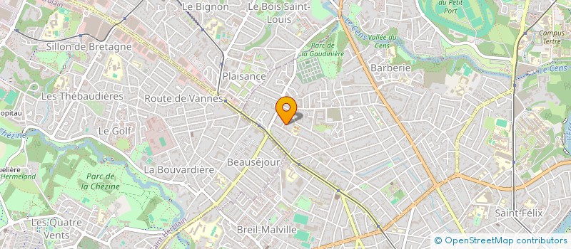 localisation de l'entreprise MADAME LAURENCE BACHELIER à NANTES