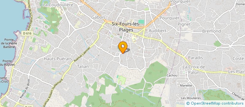 localisation de l'entreprise MADAME LAURENCE BADOSA à SIX-FOURS-LES-PLAGES