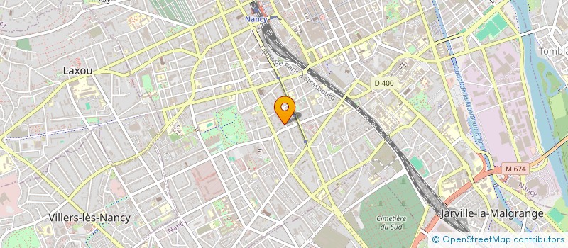 localisation de l'entreprise MADAME LAURENCE BAILLY  NANCY