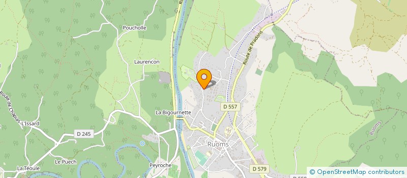 localisation de l'entreprise MADAME LAURENCE BALAZUC  RUOMS