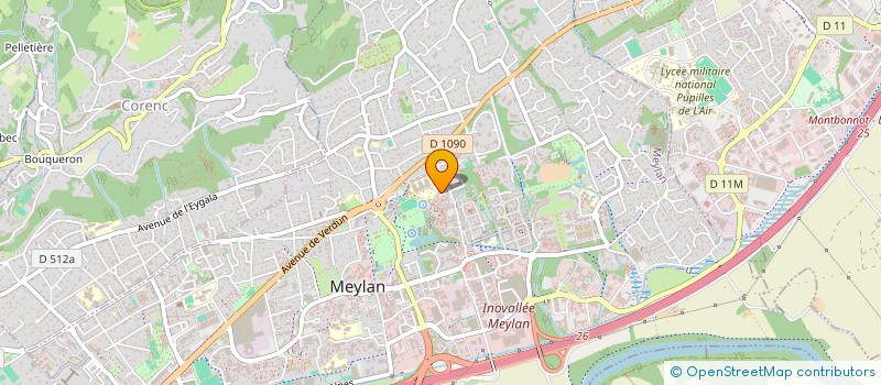 localisation de l'entreprise MADAME LAURENCE BALI à MEYLAN