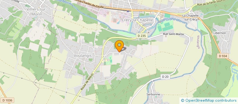 localisation de l'entreprise MADAME LAURENCE BALIEU  VOULANGIS