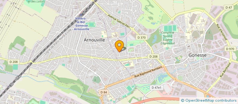 localisation de l'entreprise MADAME LAURENCE BALLA à GONESSE