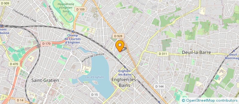 localisation de l'entreprise MADAME LAURENCE BANCOD  ENGHIEN-LES-BAINS