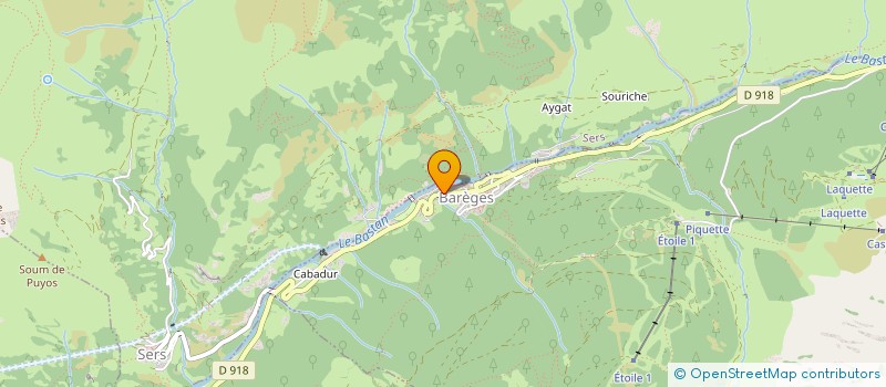 localisation de l'entreprise MADAME LAURENCE BANET  BAREGES