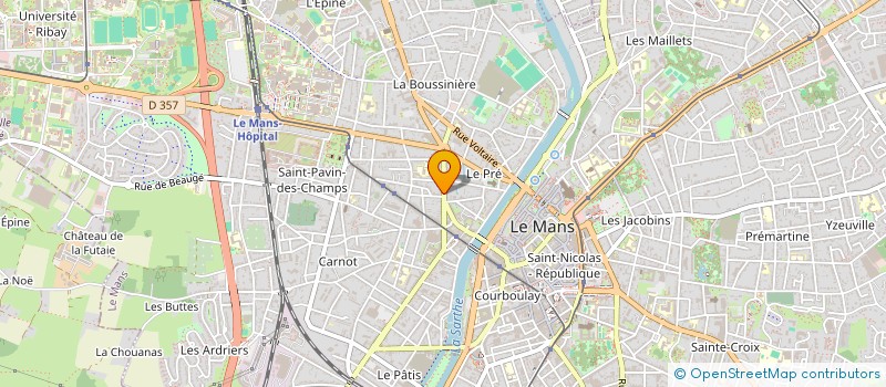 localisation de l'entreprise MADAME LAURENCE BARBOLOSI à LE MANS